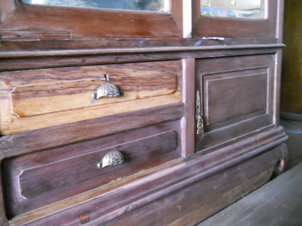 Tủ áo xưa ngoài 100 năm - gỗ trắc - 4
