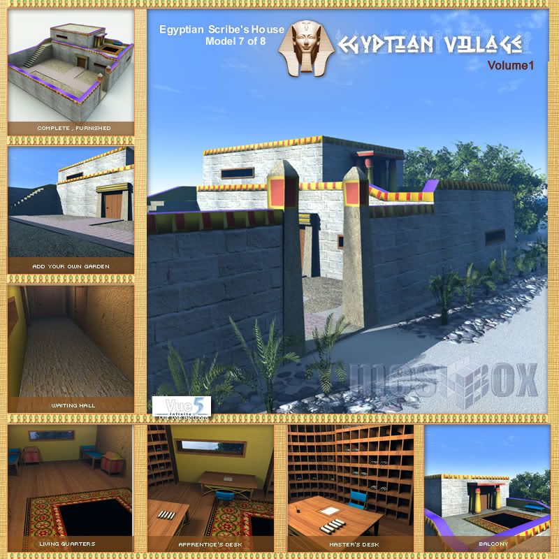Ancient Egyptian Scribe's House Re-up Ancient Egyptian Scribe's House Re-up