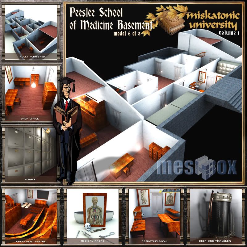 Miskatonic University: Peeslee School of Medicine Basement