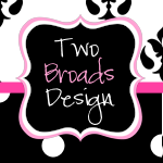 Two Broads design button