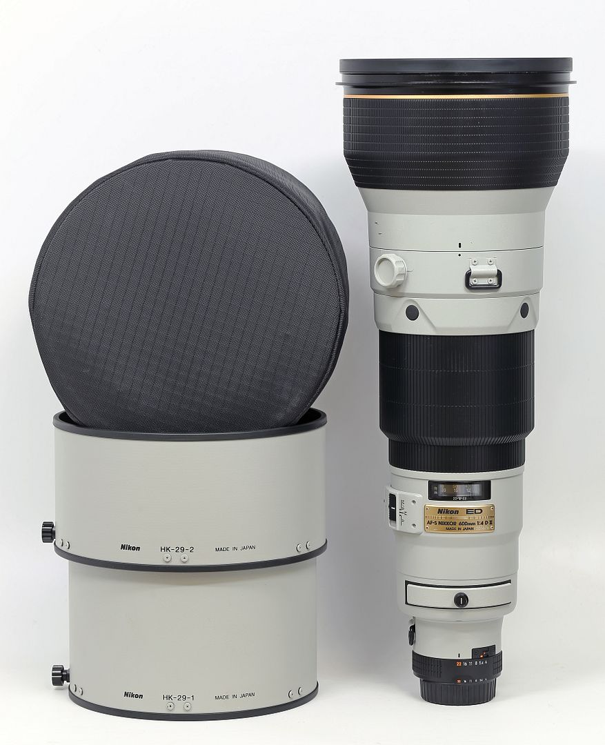 Rare Light Grey NIKON AFS NIKKOR ED 600mm f/4D EDIF II mark 2 Lens eBay
