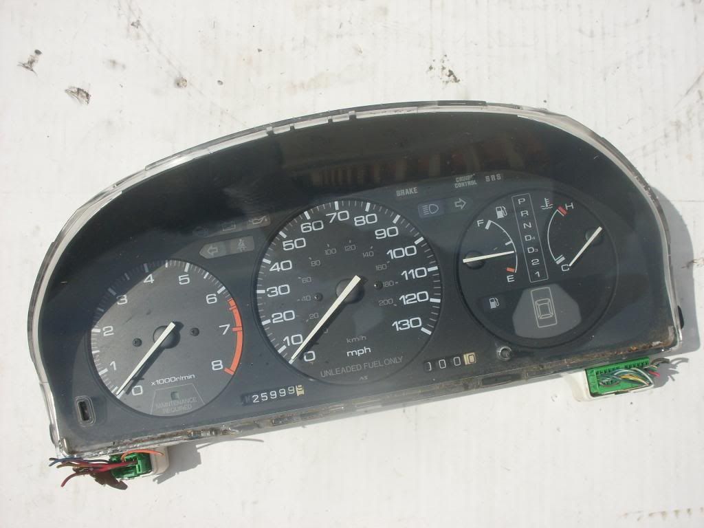 1990 Honda accord instrument cluster