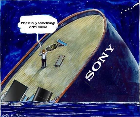 sinking ship