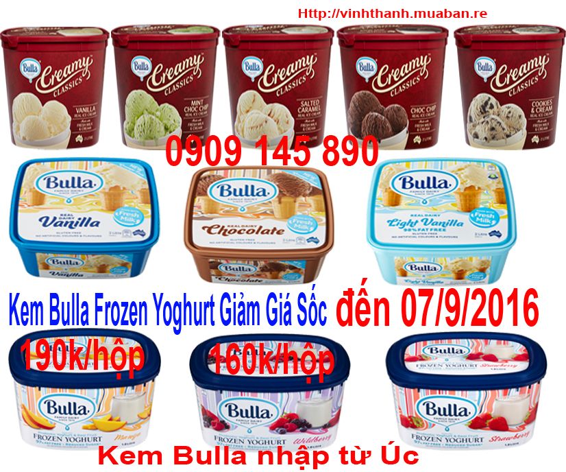 Kem Bulla cực ngon nhập khẩu từ Úc