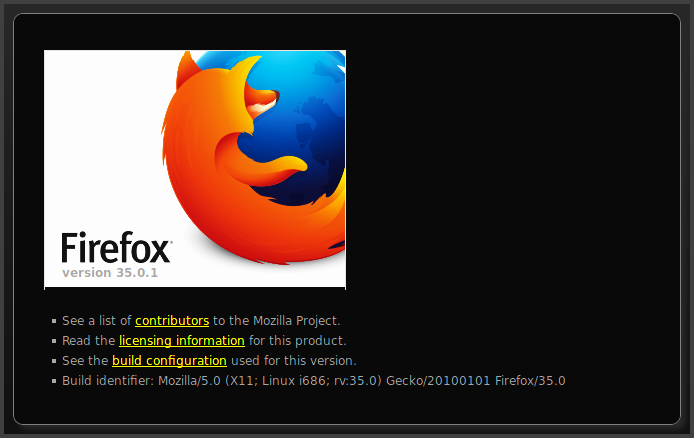Firefox 35.0.1