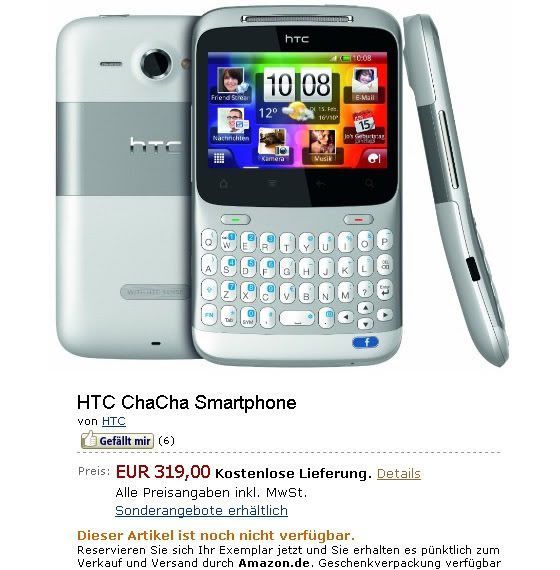 Htc+chacha+price