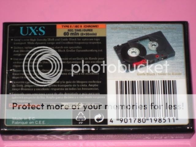 SONY UX S 60 Chrome CASSETTE Tape Made in E.C. SEALED  