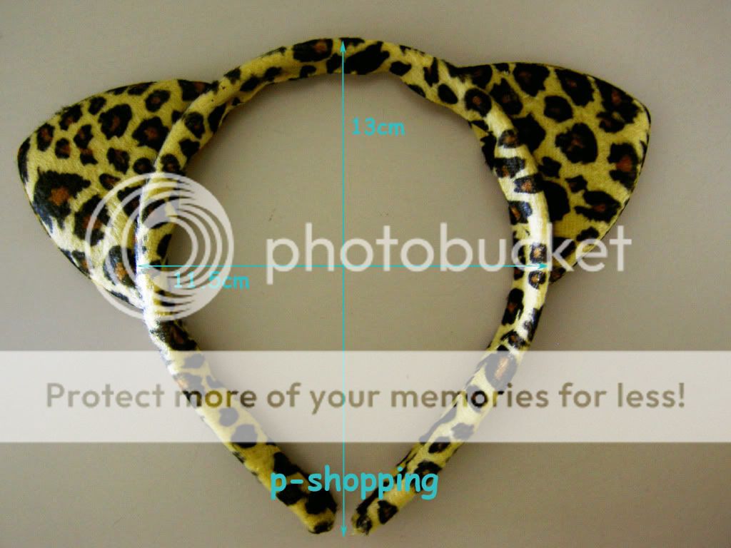 Cat Leopard Ear Costume Headband for Party halloween  