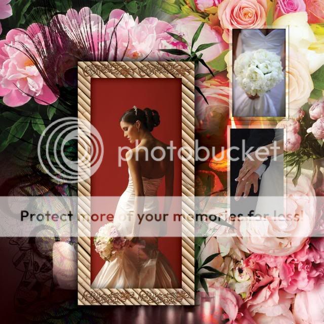 ELEGANT WEDDING PHOTO ALBUM PSD TEMPLATES Photoshop V.6  