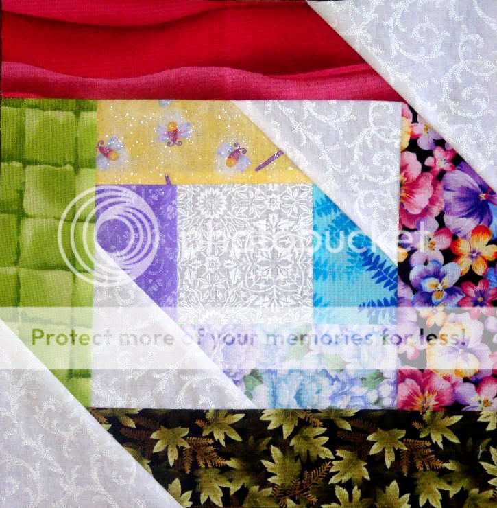 12 BRIGHT STARS Quilt Top Fabric Blocks Squares  